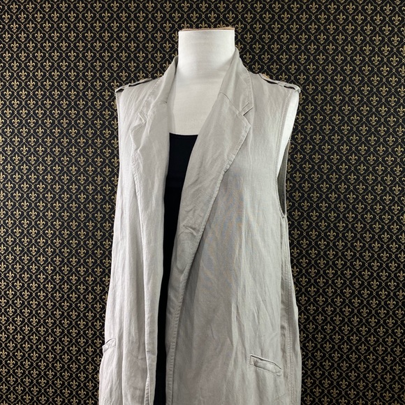 Anthro “Sleeveless Linen Trench” by Elevenses - Picture 14 of 15